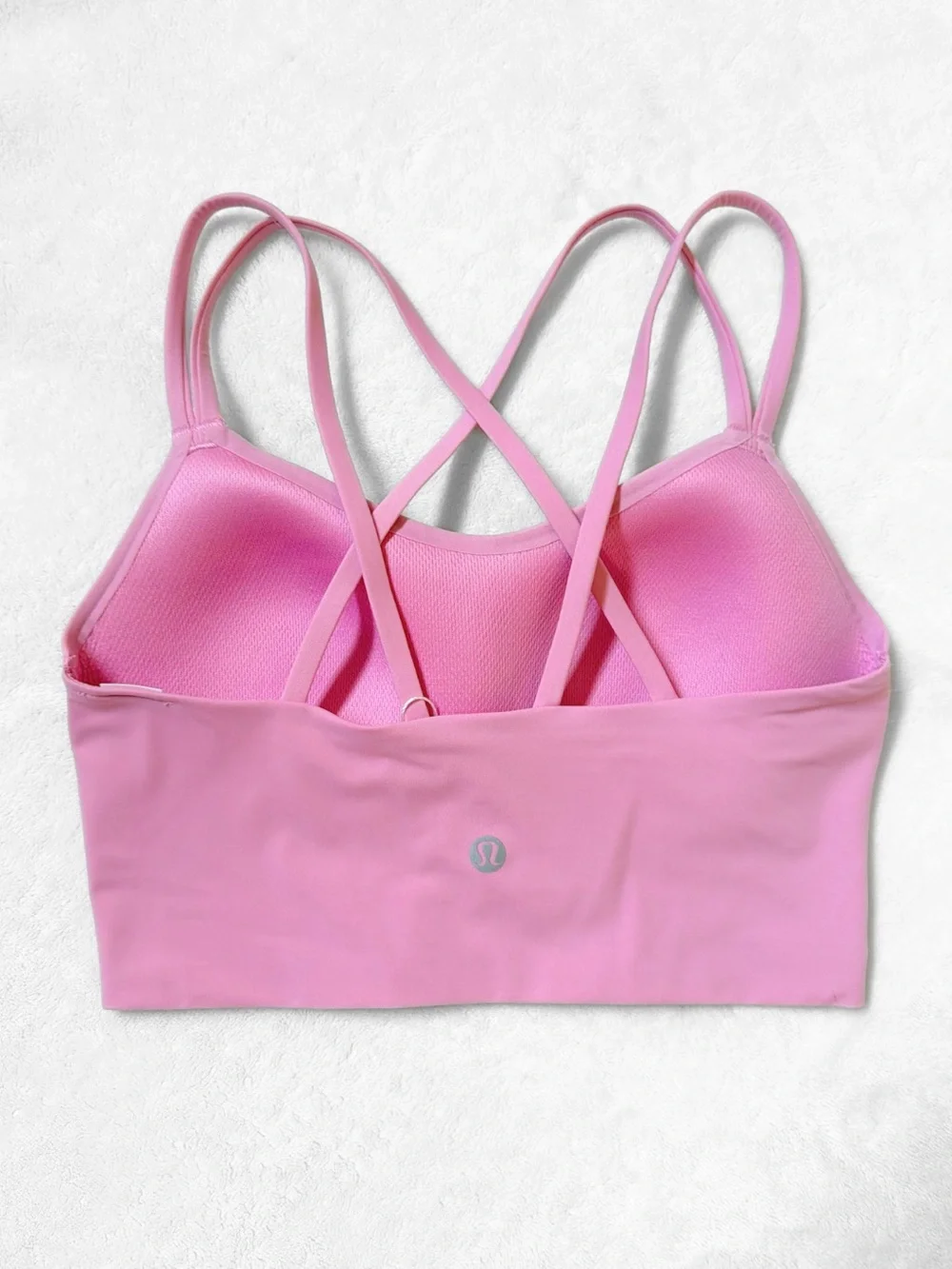 NWT Lululemon Like a Cloud Bra + Hotty Hot Shorts Set – Pink Frosting – Size 4 - Picture 8 of 14